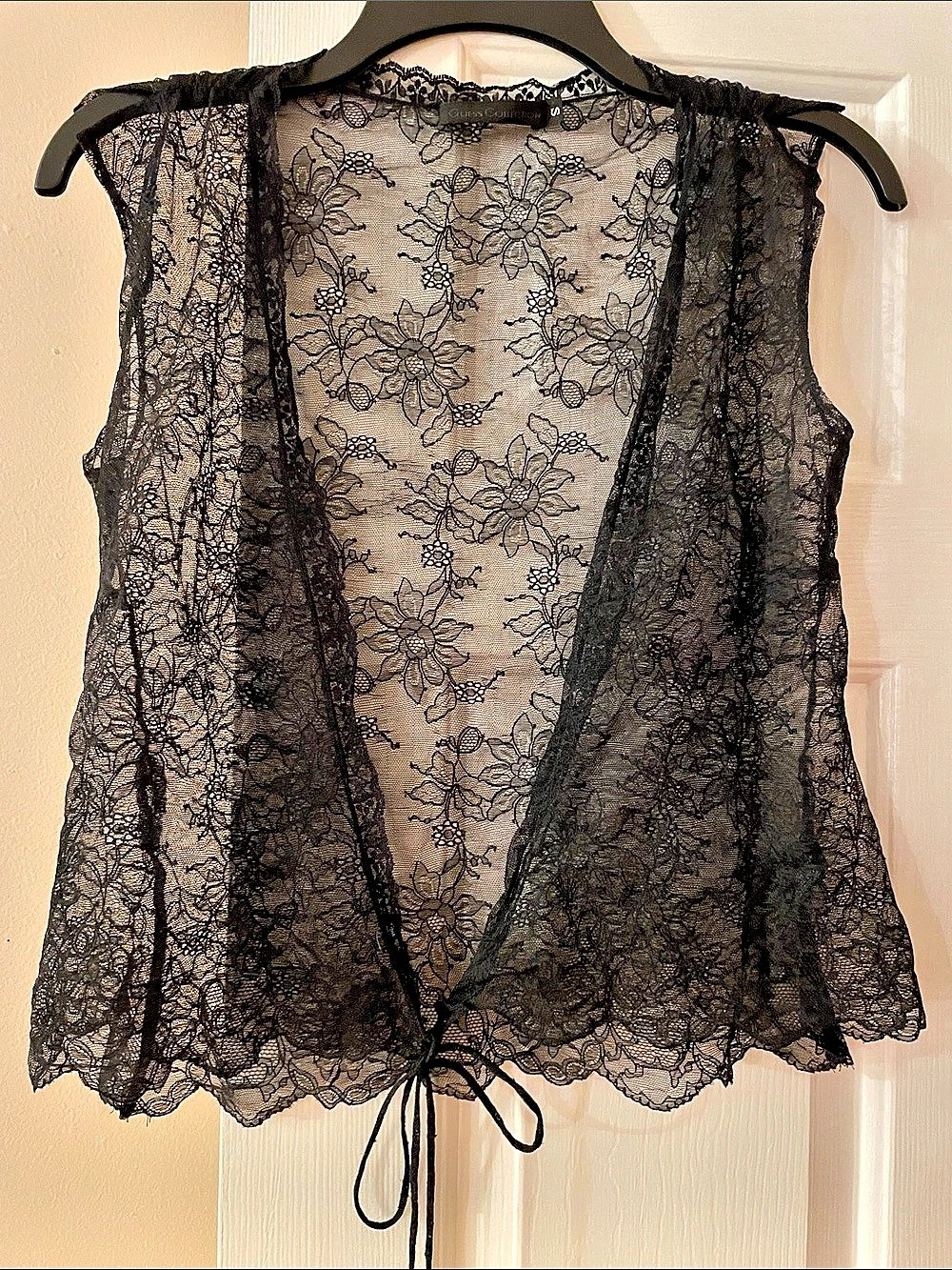 Guess Collection Black Lace Shrug